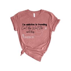 travel shirt, vacation shirt, travel addict tee, adventure shirt, explorer shirt, beach t-shirt, vacation gift