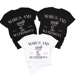 Margs and Matrimony Bachelorette Shirt, Tequila Bachelorette Tshirt, Mexico Florida, Tulum, Custom Bachelorette, Margari
