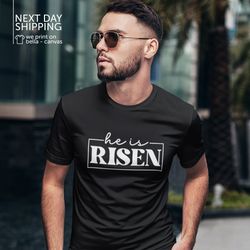christian easter shirt jesus shirts easter shirt easter sunday tshirt he is risen he is risen shirt easter shirt for wom