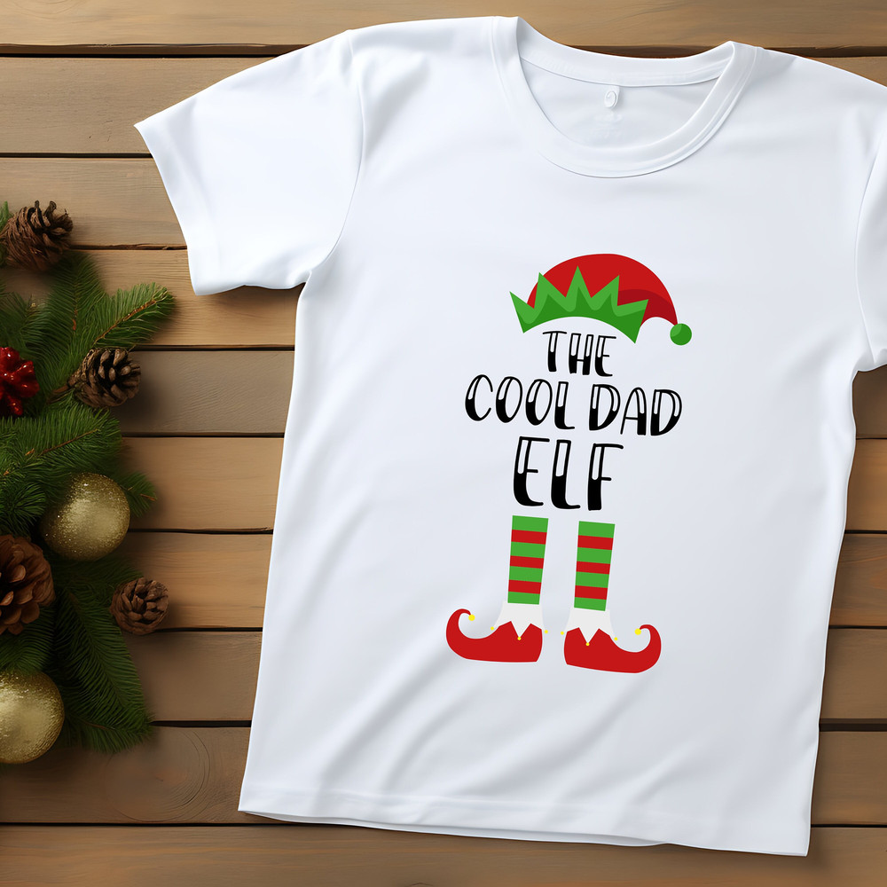 Cool Dad Elf Matching Family Group Christman Party T-shirt For Men Women Christmas Shirt Dad Daddy Elf Shirt.jpg