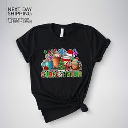 Current Mood Christmas Shirt Coffee Lover Tshirt Christmas Latte Sweatshirt Gift for Coffee Lover MRV2352