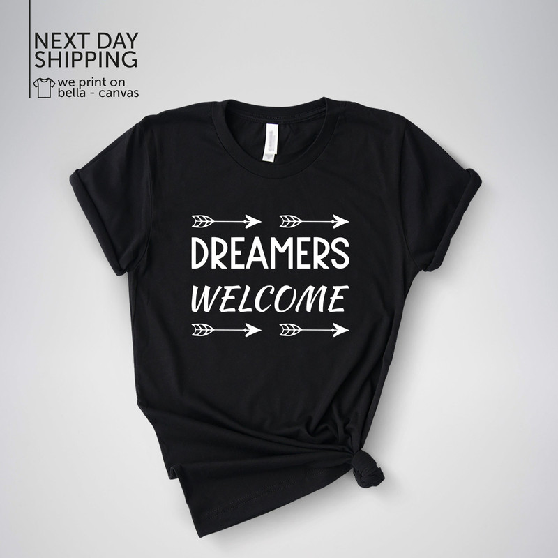 Dreamer's Welcome Shirt Dreamer Shirt Motivational Shirt Inspirational Shirt Dream Shirt Dream Chaser Shirt Cute Dreamer Shirt MRV1935.jpg
