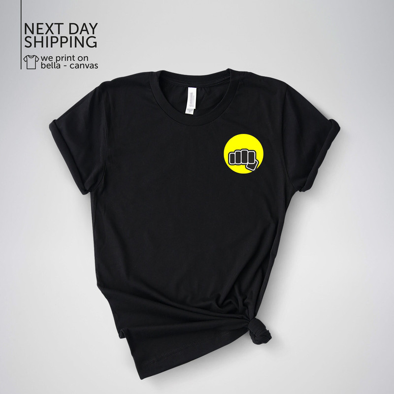 Fist T-shirt Cool T-shirt Punch T-shirt Cobra Kai Karate Kid Punch Logo Symbol Shirt MRV1729.jpg