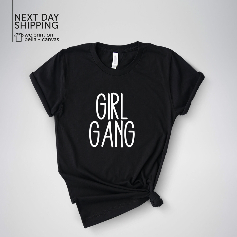 Girl Gang Graphic Slogan Tee Unisex Heavy Cotton Tee Aesthetic Clothing Minimalist T-Shirt MRV2100.jpg
