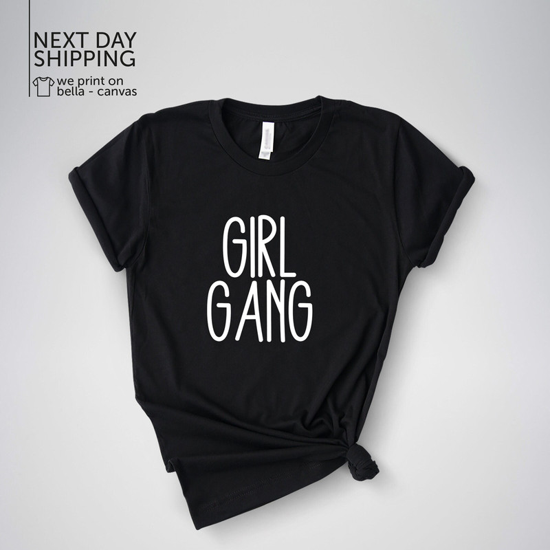 Girl Gang Graphic Slogan Tee Unisex Heavy Cotton Tee Aesthetic Clothing Minimalist T-Shirt MRV2100.jpg