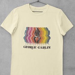 george carlin tshirt, george carlin retro fade shirt