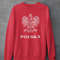 Polska Eagle Sweatshirt, Vintage Style PolandPolish Eagle Flag Sweater.jpg