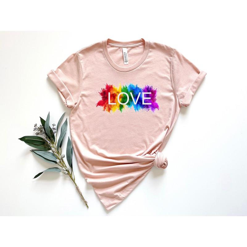Pride Love Shirt, Love Rainbow Shirt, Pride Shirt, LGBTQ Shirt, Funny Pride Shirt, Gay Shirt, Lesbian Shirt, Proud Mom Shirt, Pride Gift.jpg