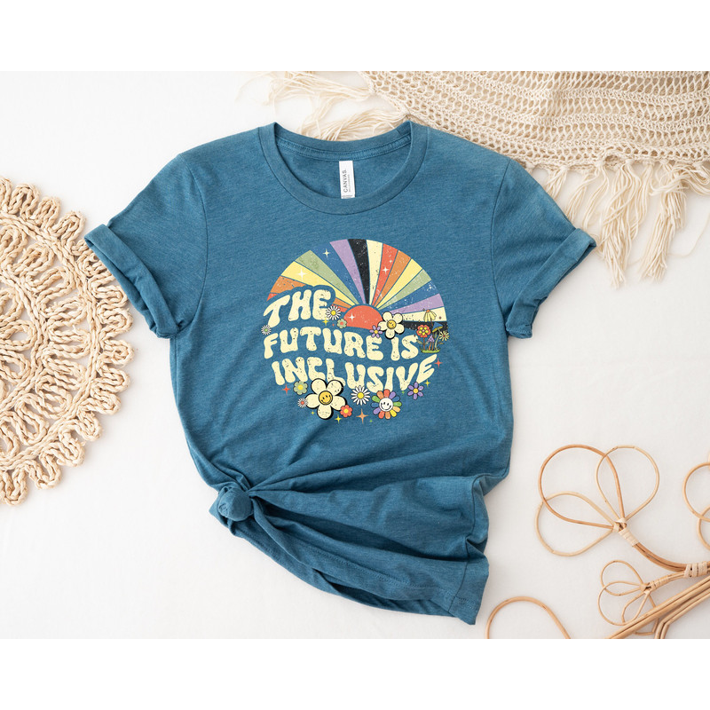 The Future Is Inclusive Shirt, Back To School Shirt, Floral School Shirt, Plant Lover Teacher Shirt,Floral Teacher Shirt,Back To School Gift.jpg