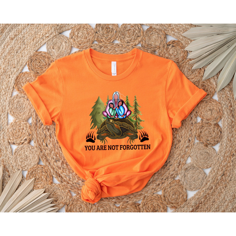 You Are Not Forgotten Shirt, Every Child Matters Shirt, Orange Day Shirt, Awareness For Indigenous, I Wear Orange Shirt, Orange Day Gift.jpg