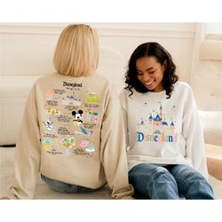 retro mickey and friends disneyland est 1955 sweatshirt, disneyland hoodie, 2023 family vacation sweatshirt, magic kingd