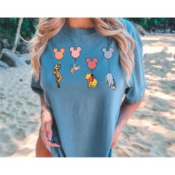 comfort colors disney winnie the pooh shirt, pooh bear shirt, pooh and friends shirt, disney woman shirt, disneyland tri