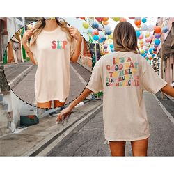 comfort colors it's a good day to help tiny humans communicate shirt, speech language pathologist shirt, tiny humans com