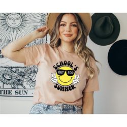 schools out for summer shirt, teacher last day of school shirt, teacher off duty, goodbye school hello summer, teacher s