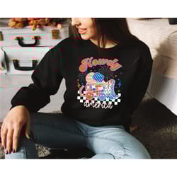 howdy american, western shirt, cute sweatshirt, western graphic, for women, red white & blue, 4th of july hoodie