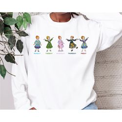 everyday of week ms frizzle sweatshirt, the magic school bus hoodie, seatbelts everyone tee, funny school tee, take chan