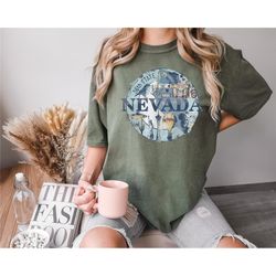 comfort colors nevada shirt, nevada gift, nevada lover shirt, nevada state tee, nevada travel shirt, nevada trip gift,