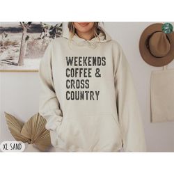 cross country hoodie, cross country coach gift, cross country mom crewneck, cross country gift, senior xc mom shirt, wee