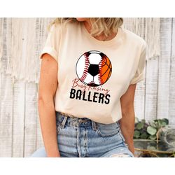 busy raising ballers shirt, baseball mom shirt, game day shirt, shirt for women, baseball mom shirt, soccer mom shirt, b