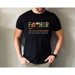 fathor shirt, father noun shirt, superhero dad shirt, dad shirt, father's day shirt, cool father shirt, super dad shirt,