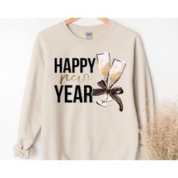 happy new year sweatshirt, cheers to the new year shirt, 2023 happy new year sweater, new years hoodie, 2023 christmas,