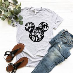 star wars shirt, star wars disney shirt, star wars mickey ear shirt, disneyland shirt, galaxy's edge shirt, star wars gi