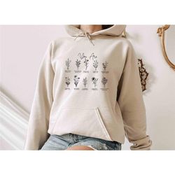 christian hoodie,bible verse shirt,wildflowers hoodie,religious t shirt,faith tshirt,cute floral tee,women christian gif