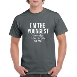 i'm the youngest tshirt- sibling gift- sibling shirt- youngest child gift