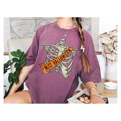 comfort colors halloween retro sweatshirt, miss halloween sweatshirt, comfort halloween shirt, ghouls shirt, pumpkin shi