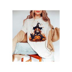 halloween witch sweatshirt, witch shirt, halloween shirt, halloween costumes, halloween tees, fall shirt, trick or treat