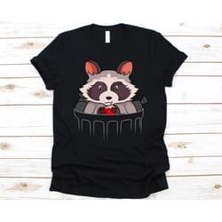 trash panda raccoon shirt, raccoon lovers gift, cute racoon design, common racoon, ringtail graphic, nocturnal mammal, p
