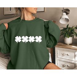st. patricks day sweatshirt, women's st paddy's day outfit, shamrock sweatshirt, lucky sweater, st pattys day sweater