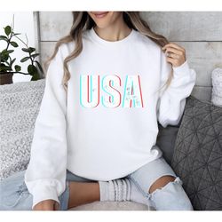 usa crewneck sweatshirt patriotic sweatshirt fourth of july shirt american sweatshirt july 4th sweatshirt holiday gift u