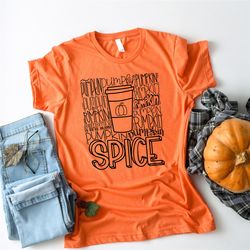 Pumpkin Spice Shirt, Pumpkin Spice Coffee Shirt, Fall Pumpkin Spice T-shirt