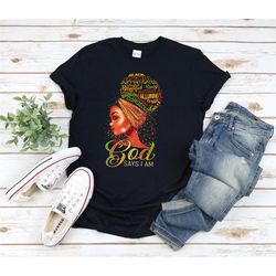black woman shirt, black girl shirt, christian black woman gift, black girl magic, black woman gift, afro girl gift shir