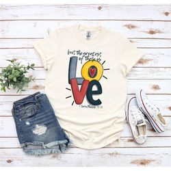 love shirt, christian apparel, christian gift, scripture shirt, bible shirts, christian outfit, christian love shirt, bi