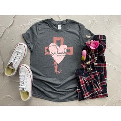 christian outfit, christian women shirts, christian gift, scripture shirt, bible shirts, cross shirt, loved shirt, john