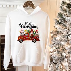 christmas santa gnome sweatshirt, xmas santa dwarf sweater, merry christmas hoodie, santa gnomies sweatshirt, cute chris