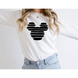 disney mickey head sweatshirt, disney vacation mickey sweater, mickey mouse hoodie, cute disneyland trip sweatshirt, cut