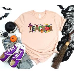halloween teacher shirt, cute spooky teacher shirt, retro teacher halloween sweatshirt, fall teacher, back to school, ki