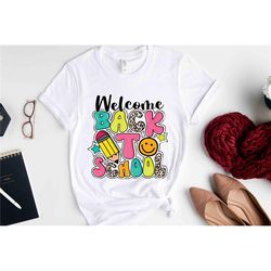 welcome back to school t-shirt, first day of school shirt, happy first day of school shirt, teacher shirt, teacher life