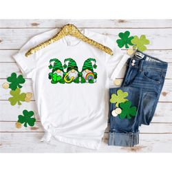 st patrick's day gnomes shirt, gnomes shirt, happy st patrick's day shirt, clover shirt, st patrick's day matching shirt