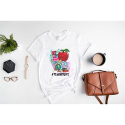 inspirational teacher shirts, teach love inspire shirt, back to school shirt, first grade teacher shirt, teacher appreci