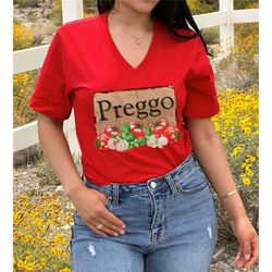 v neck pregnancy shirt gift for pregnant friend preggo shirt funny cute gift idea for holidays prego shirt gift preggers