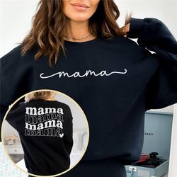 mama retro sweatshirt, first mothers day gift, mommy and me outfit, mama mini shirt, easter sweater, mom life shirt, new