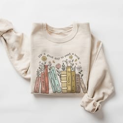 book lover sweatshirt, booktrovert sweatshirt, librarian shirt, book reader gift, its a good day to read books, book lov