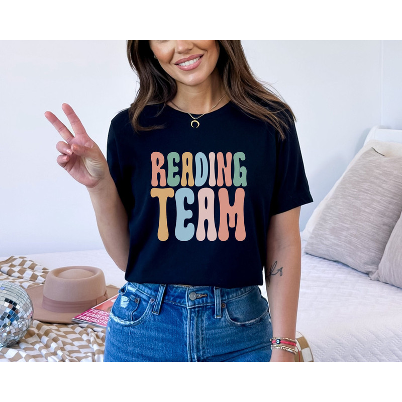 Reading Team Teacher Shirt, Reading Squad Shirt, Read Shirt, Book Shirt, Reading Shirt, Book Lover Shirt, Librarian Gift, Teacher Shirt.jpg
