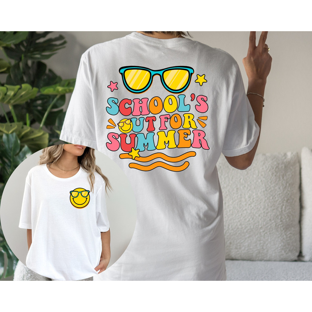 Teacher Shirt, School's Out For Summer Shirt, Teacher Off Duty Shirt, Last Day of School, Teacher Summer Squad, Teacher Summer Break Shirt.jpg