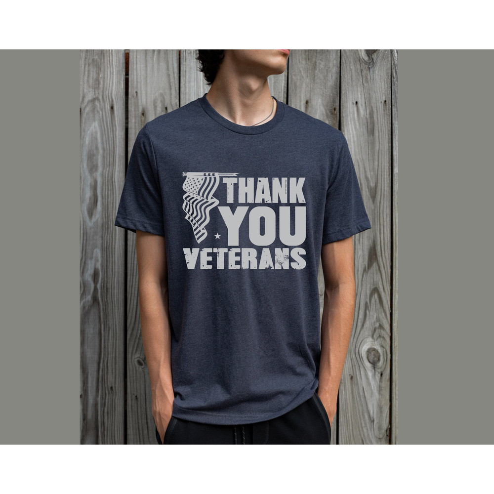 Thank You Veteran Shirt, Veteran Day Shirt, Veteran Day Gift, USA Flag Shirt, Army Husband Gift, Proud Veteran Shirt, Military Shirt.jpg