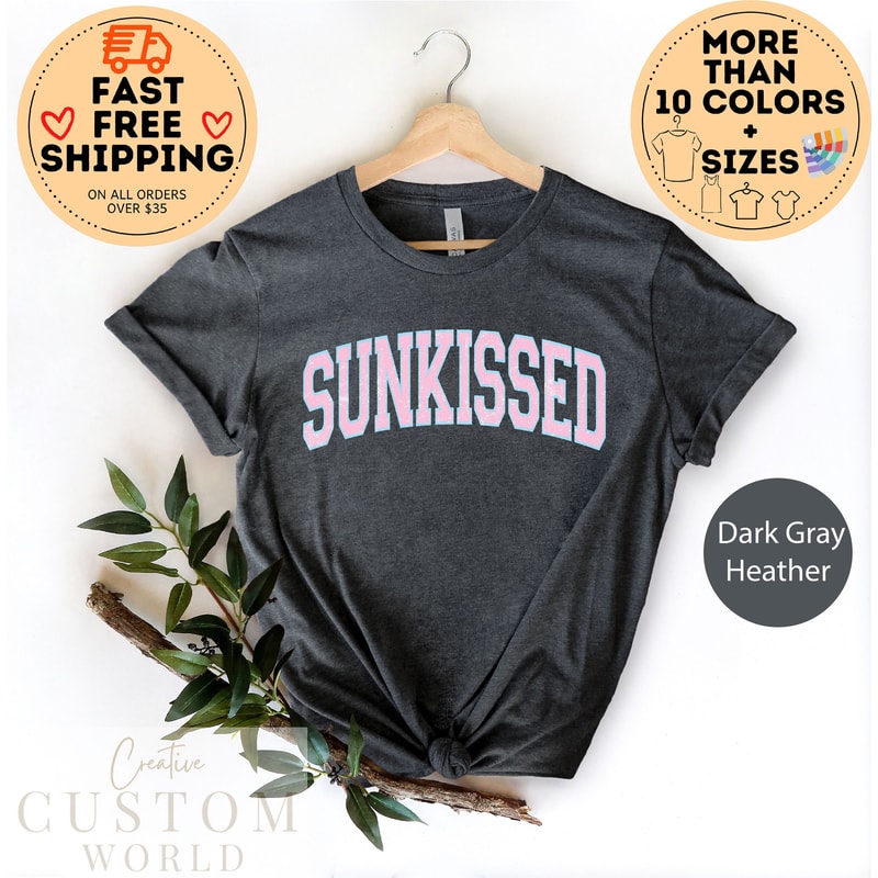 Sunkissed Shirt, Summer Tshirt, Vacation Mode Shirts, Retro summer t-shirt, Matching Vacation Tee, Girls Trip tee, Teacher Off Duty.jpg